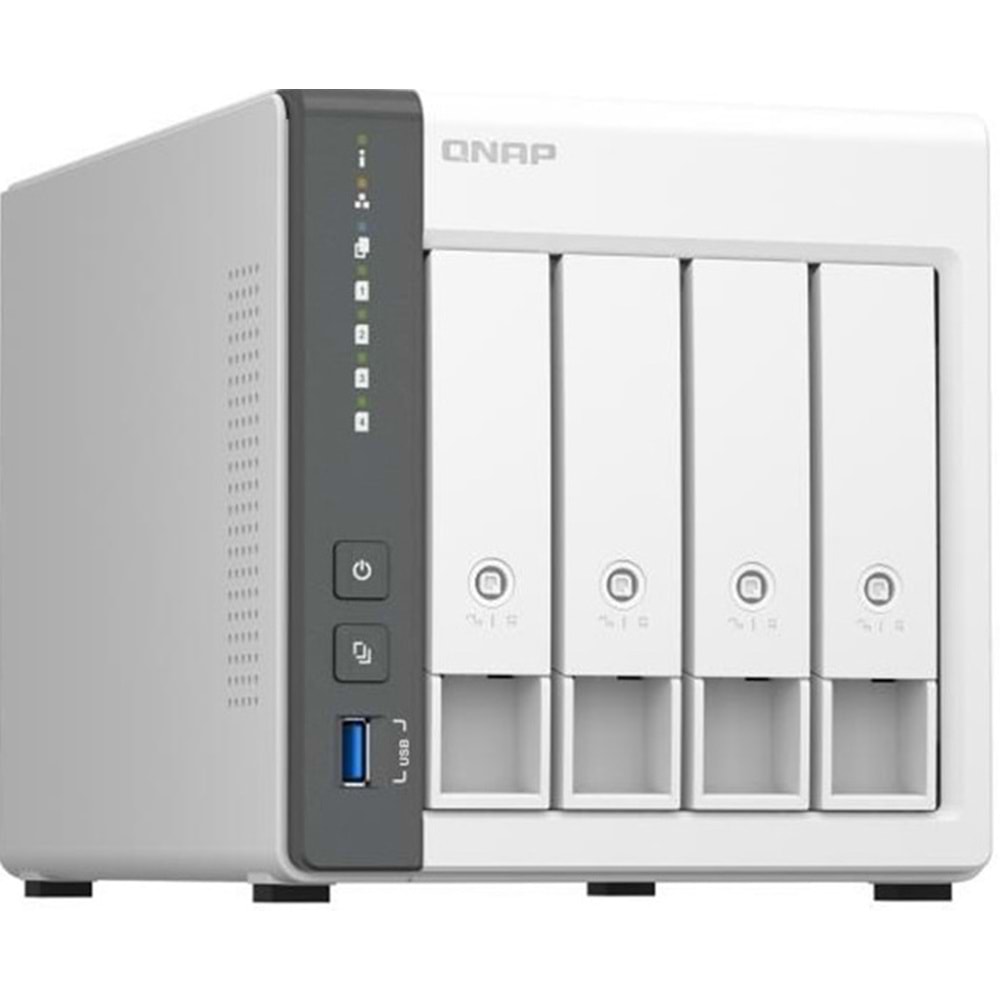 Qnap TS-433-4GB RAM 4 HDD Yuvalı Tower NAS