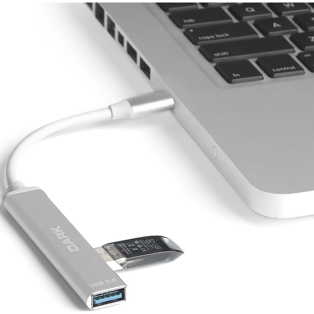 Dark DK-AC-USB310C Connect Master X4 USB-C to 3 Port USB2.0, 1 Port USB3.0 HUB