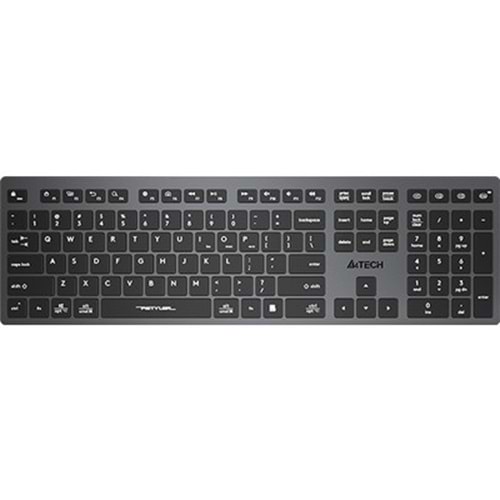 A4 Tech FBX50C Şarj Edilebilir (Q) FN-Multimedya Bluetooth & 2.4Ghz Klavye Gri
