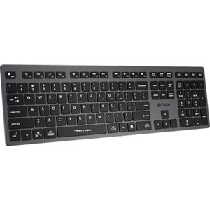 A4 Tech FBX50C Şarj Edilebilir (Q) FN-Multimedya Bluetooth & 2.4Ghz Klavye Gri