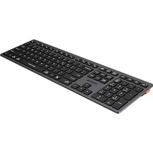 A4 Tech FBX50C Şarj Edilebilir (Q) FN-Multimedya Bluetooth & 2.4Ghz Klavye Gri