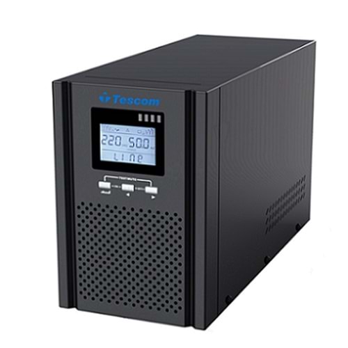 Tescom Teos+ 1 kVA (2x 7AH) 1F/1F (4/8dk) OnLine UPS