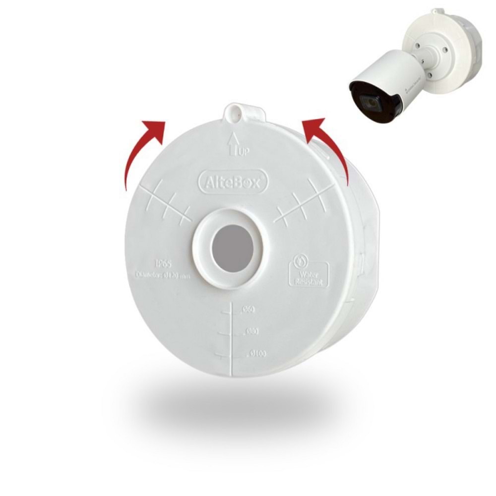 Alte AB-7006B-Altebox Click Yalıtım Kutu (Beyaz)