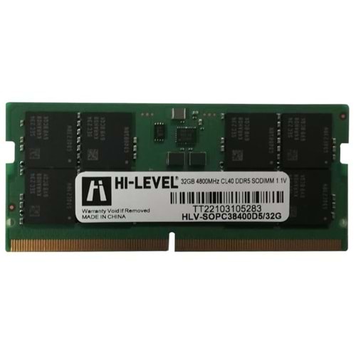 Hi-Level HLV-SOPC38400D5/32G 32GB 4800MHz DDR5 SODIMM 1.1V RAM