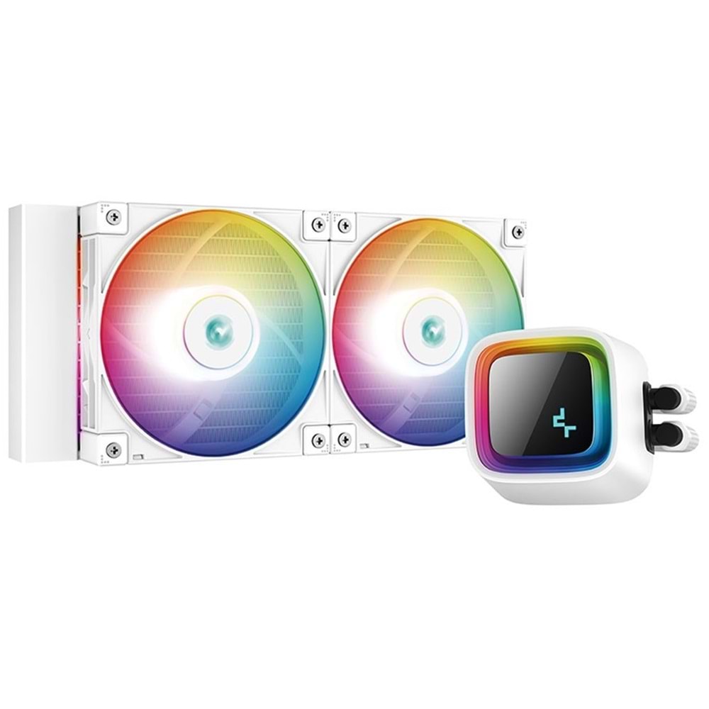 DEEPCOOL LS520 RGB 240mm Beyaz Sıvı Soğutma
