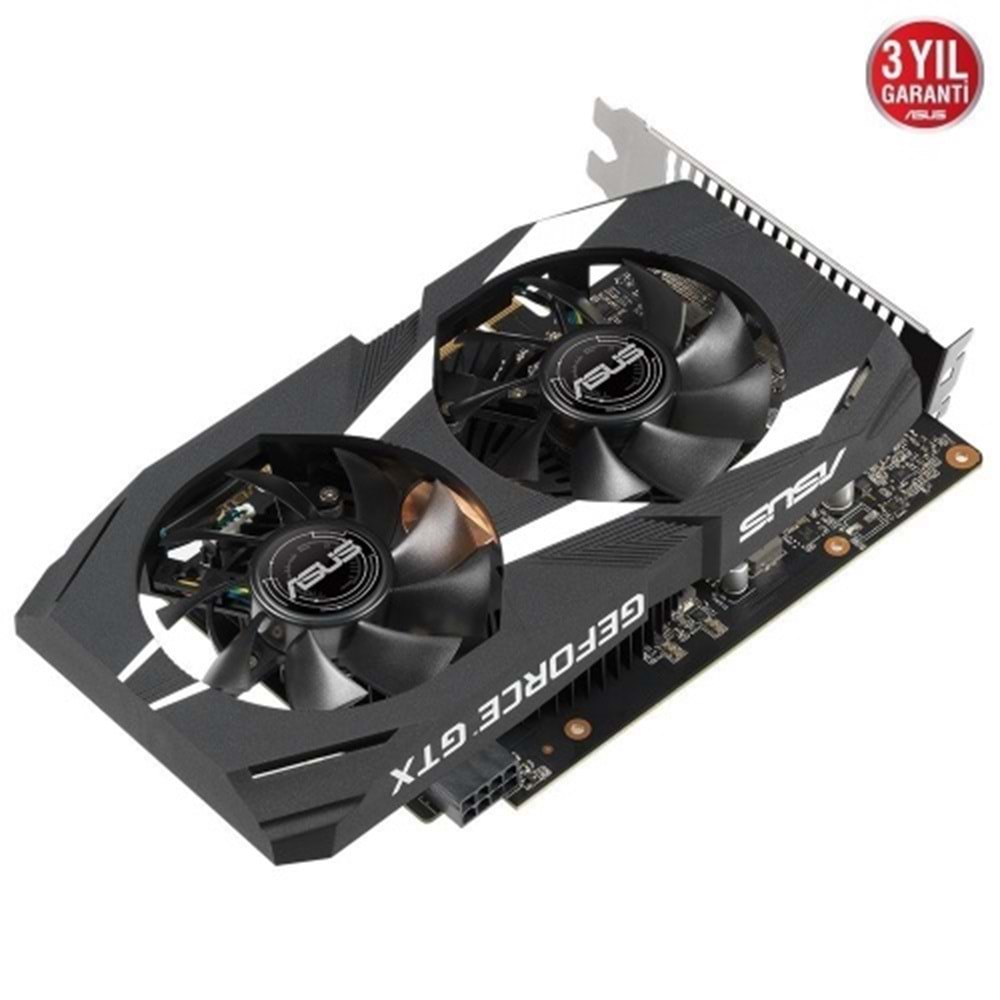 Asus DUAL-GTX1650-O4GD6-P-V2 4GB 128Bit GDDR6 DP/HDMI/DVI PCI 3.0 Ekran Kartı