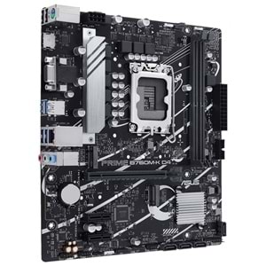 Asus PRIME B760M-K D4 DDR4 5333MHZ 1XVGA 1XHDMI 2XM.2 USB 3.2 1700P MATX Anakart