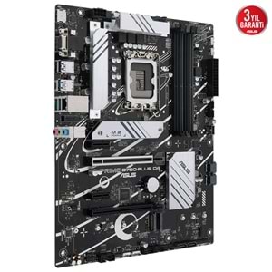 Asus PRIME B760-PLUS D4 DDR4 5066MHZ 1XVGA 1XHDMI 1XDP 3XM.2 USB 3.2 1700P ATX Anakart