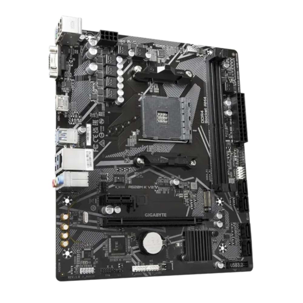 Gigabyte A520M-K-V2 AMD AM4 DDR4 Micro ATX Anakart