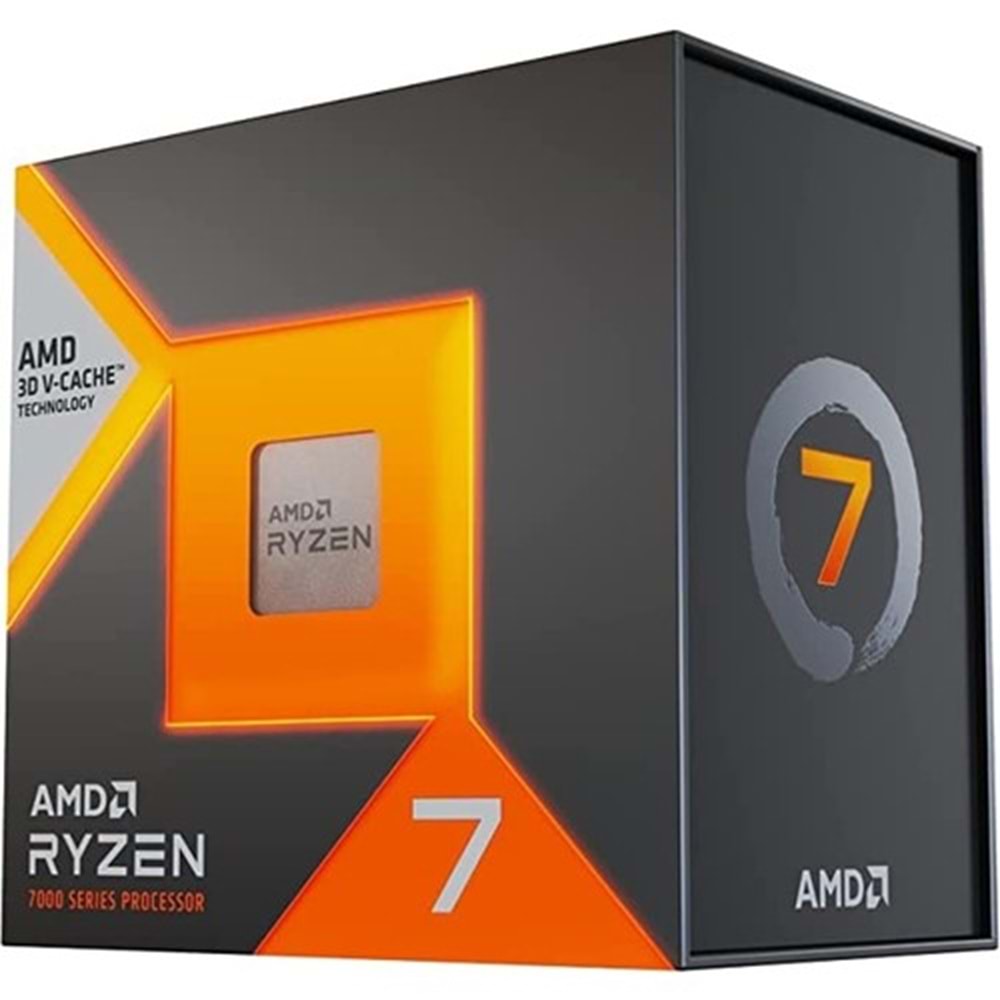 AMD RYZEN 7 7800X3D 4.2GHz 8MB 120W Am5 Box (Fan Yok)