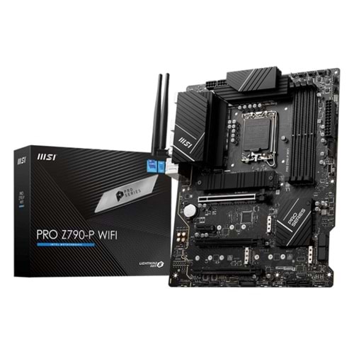 Msi Pro Z790-P Wifi DDR5 5400MHz 1XHDMI 1XDP 4XM.2 USB 3.2 ATX 1700P Anakart (12. ve 13. Nesil işlemci uyumlu)