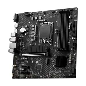 Msi Pro B760M-P DDR4 5333MHz 1XHDMI 1XDP 2XM.2 USB 3.2 ATX 1700P Anakart (12. ve 13. Nesil işlemci uyumlu)