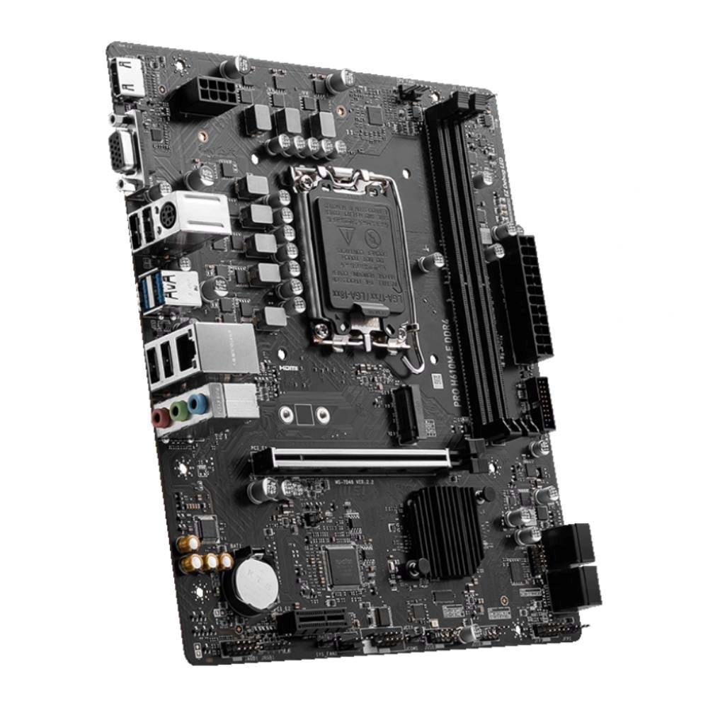 Msi Pro H610M-E DDR4 3200MHz 1XVGA 1XHDMI 1XM.2 USB 3.2 MATX 1700P Anakart (12. ve 13. Nesil işlemci uyumlu)