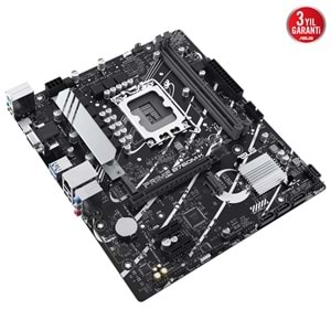 Asus Prime B760M-K DDR5 8000MHz 1XVGA 1XHDMI 2XM.2 USB 3.2 MATX 1700P Anakart (12. ve 13. Nesil işlemci uyumlu)
