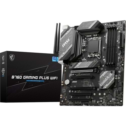 Msi B760 Gaming Plus Wifi DDR5 6800MHZ 1XHDMI 1XDP 2XM.2 USB 3.2 Atx 1700P (12. ve 13. Nesil işlemci ile uyumlu) Anakart