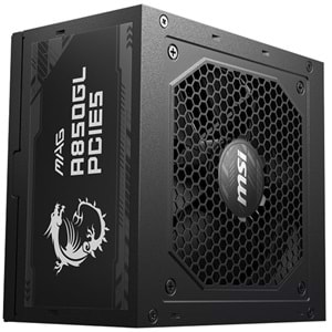Msi Mag A850GL Pcie5 850W 80+ Power Supply