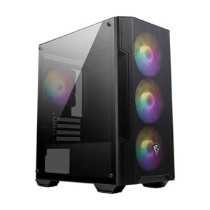 Msi Mag Forge M100A Temperli Cam ARGB Psu Yok Matx Gaming Kasa