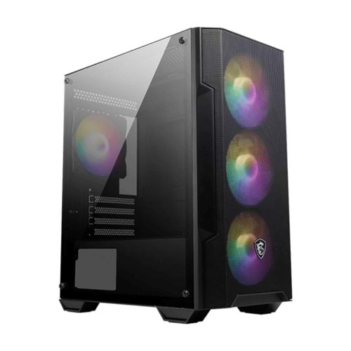 Msi Mag Forge M100A Temperli Cam ARGB Psu Yok Matx Gaming Kasa