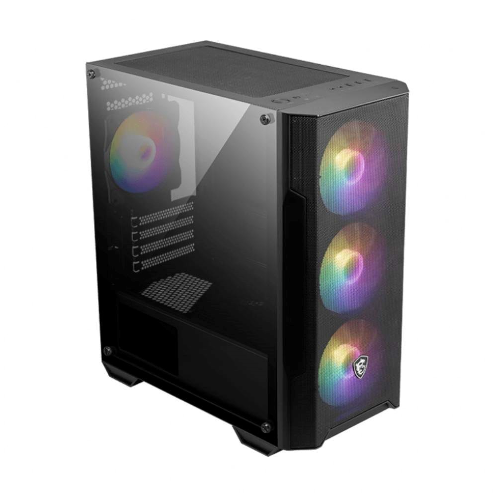 Msi Mag Forge M100A Temperli Cam ARGB Psu Yok Matx Gaming Kasa