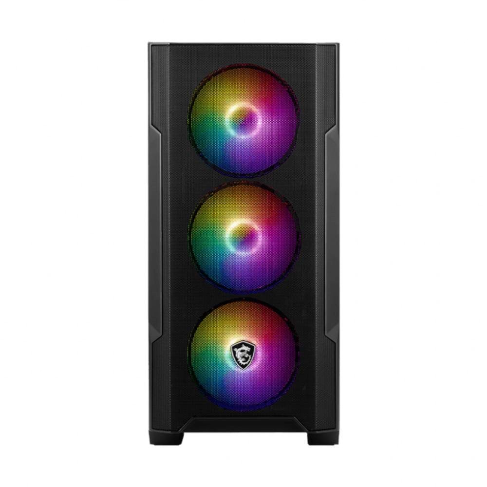 Msi Mag Forge M100A Temperli Cam ARGB Psu Yok Matx Gaming Kasa