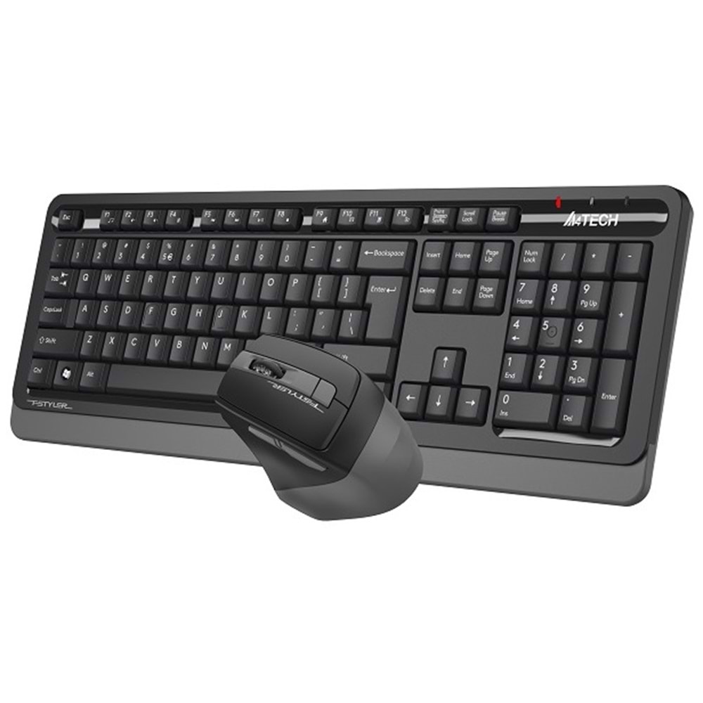 A4 Tech FG1035 Gri Q Multimedya 2.4G Kablosuz Klavye Mouse Set