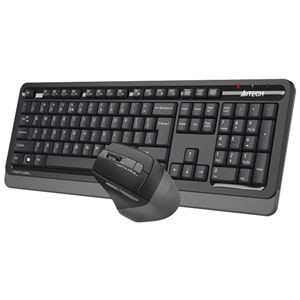 A4 Tech FG1035 Gri Q Multimedya 2.4G Kablosuz Klavye Mouse Set