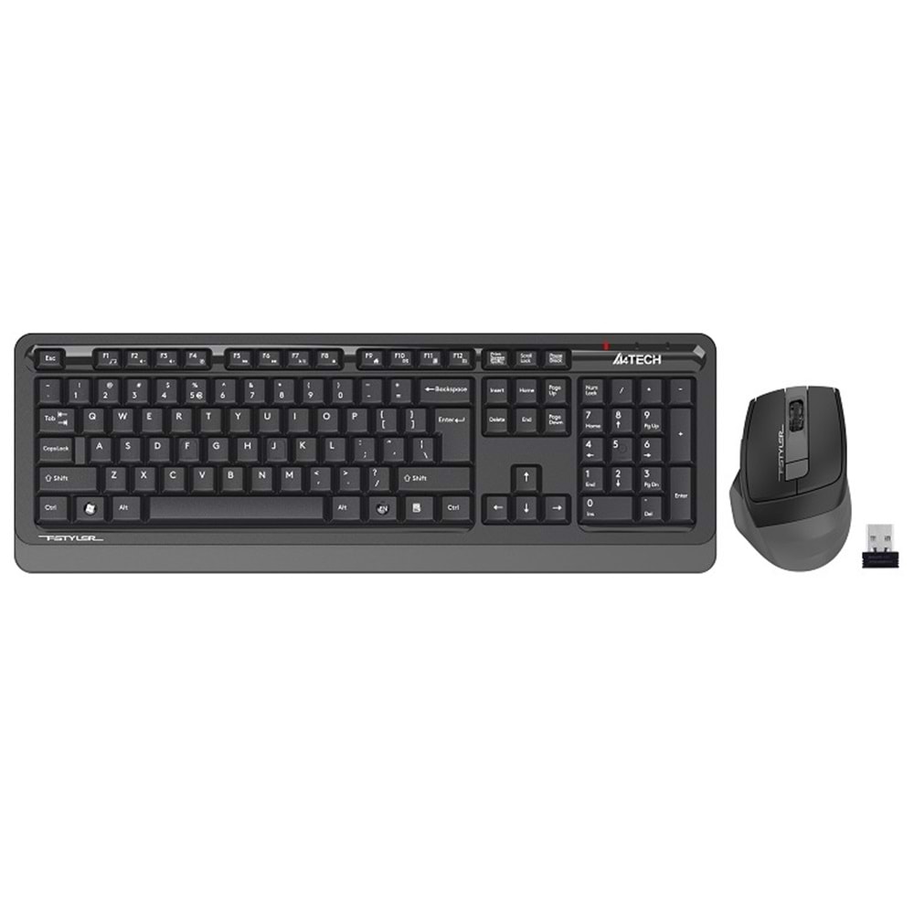 A4 Tech FG1035 Gri Q Multimedya 2.4G Kablosuz Klavye Mouse Set