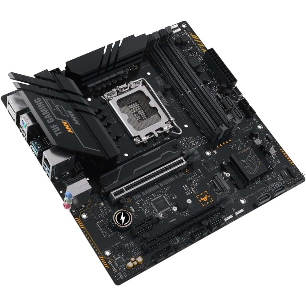 Asus Tuf Gaming B760M-E D4 B760 DDR4 M.2 USB3.2 DP/HDMI PCI 4.0 1700p Anakart
