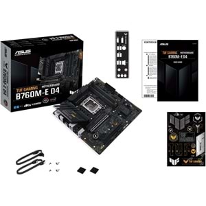 Asus Tuf Gaming B760M-E D4 B760 DDR4 M.2 USB3.2 DP/HDMI PCI 4.0 1700p Anakart