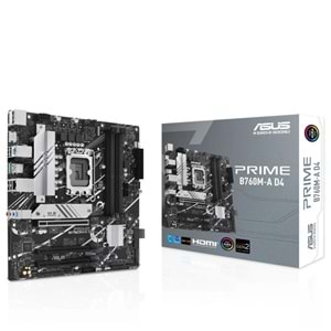 Asus Prime B760M-A Wifi DDR5 M.2 USB3.2 DP/HDMI PCI 4.0 1700p Anakart