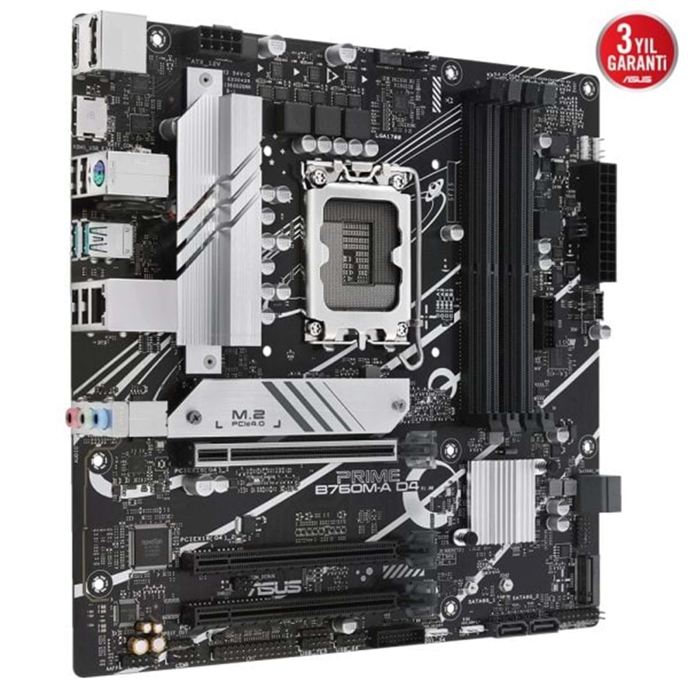 Asus Prime B760M-A Wifi DDR5 M.2 USB3.2 DP/HDMI PCI 4.0 1700p Anakart