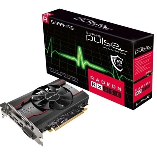 Sapphire RX550 4GB 128B GDDR5 Dvi-D/Hdmi/Dp Amd Ekran Kartı 11268-01-20G