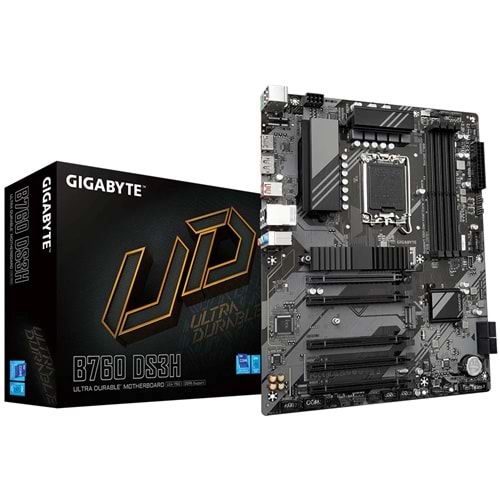 Gigabyte B760-DS3H-DDR4 Gaming AX1700 DDR4 Anakart