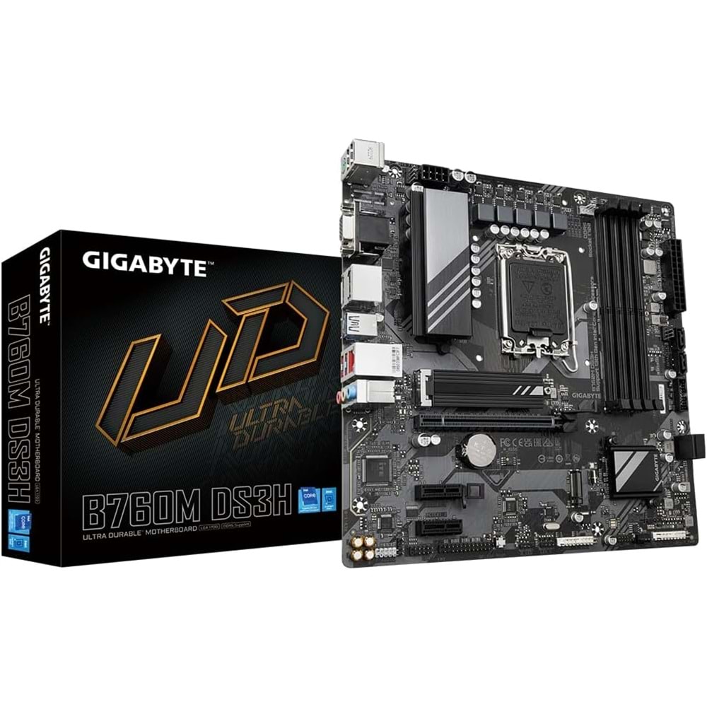 Gigabyte B760-DS3H-DDR5 Gaming AX1700 DDR4 Anakart