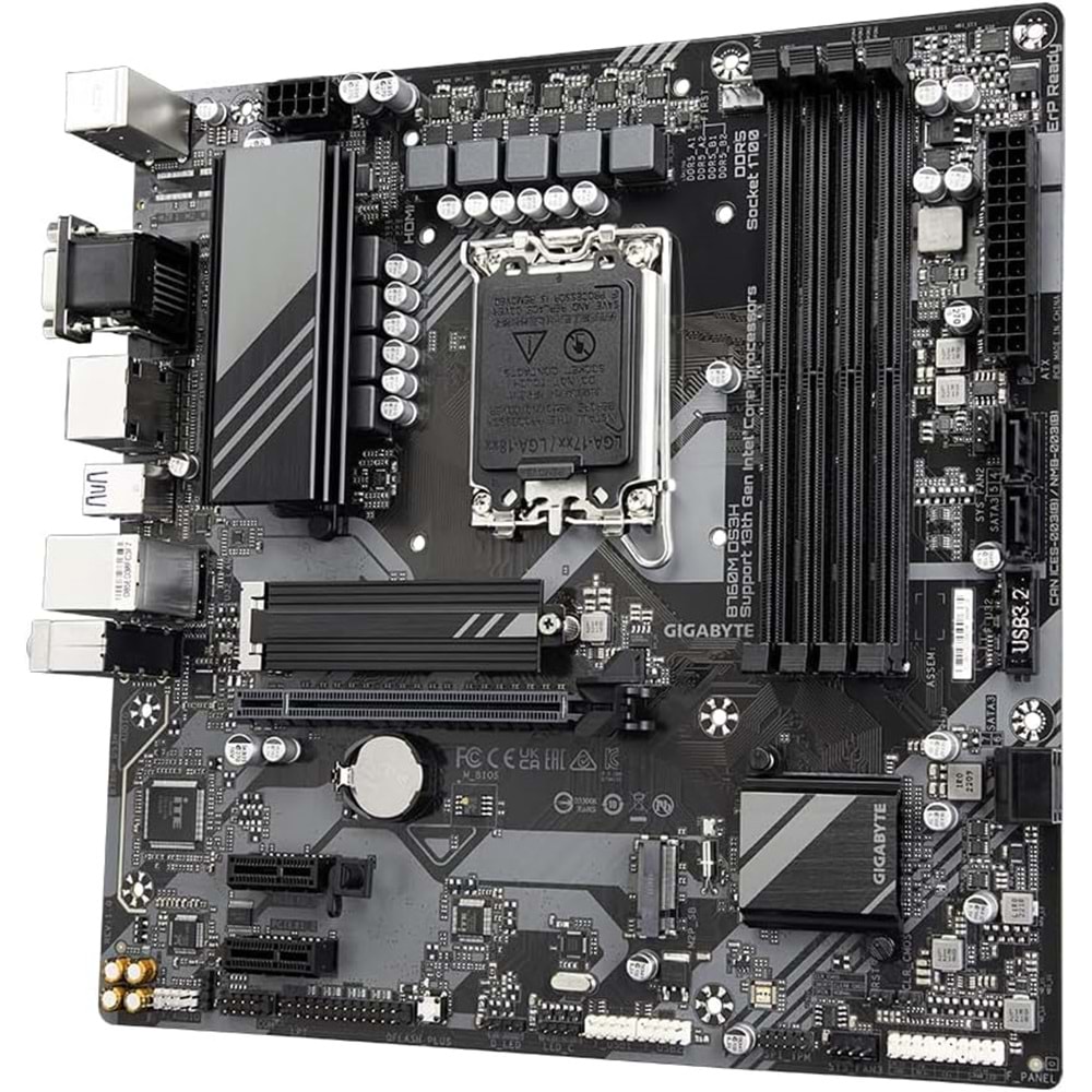 Gigabyte B760-DS3H-DDR5 Gaming AX1700 DDR4 Anakart