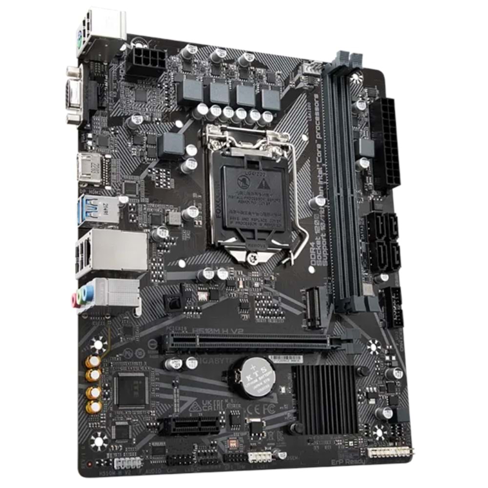Gigabyte H510M-H-V2 H470 Lga1200 DDR4 3200Mhz VGA/HDMI Anakart