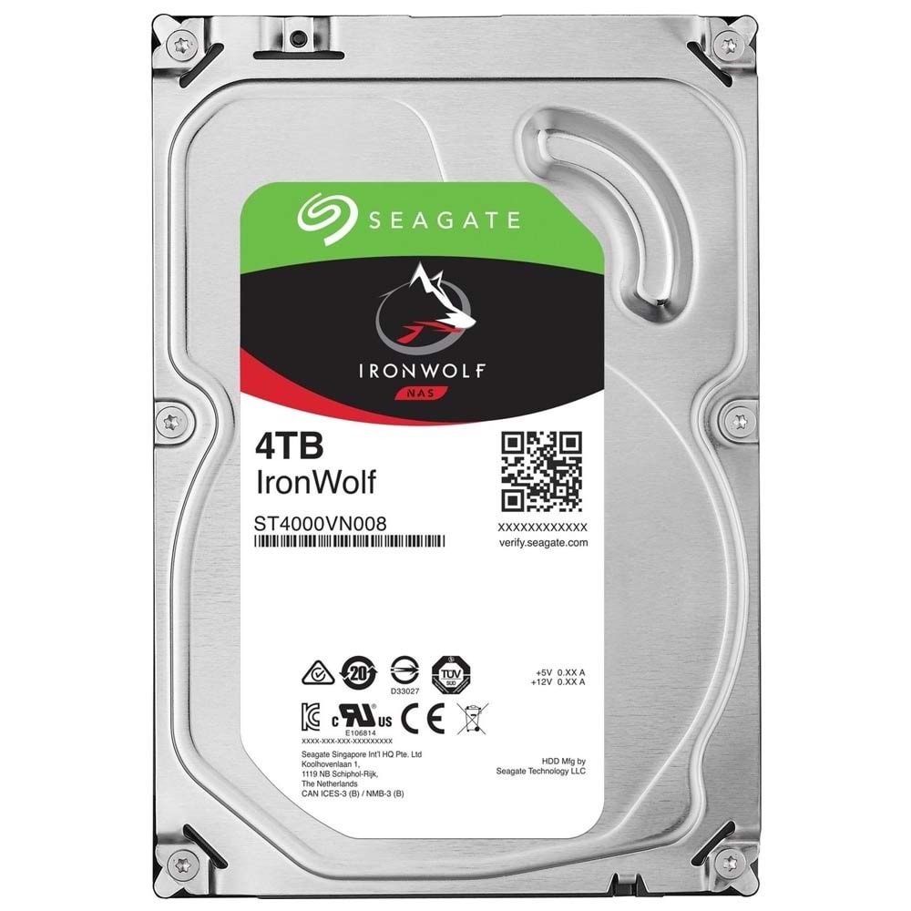 Seagate Nas 4Tb Ironwolf Pro Usb 3.2 Dahili Sabit Disk ST4000NT001