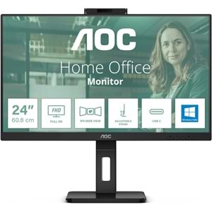 Aoc 24P3CW 1Ms 100Hz 1XHDMI 1XDP USB 3.2 1920X1080 Hoparlör Çerçevesiz Flicker-Free Vesa 23.8