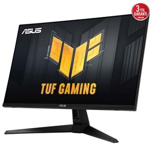 Asus Tuf Gaming VG27AQ3A Ips 1Ms 180Hz 2XHDMI 1XDP Qhd 2560X1440 Hoparlör Freesync Flicker-Free Pivot Vesa Siyah 27