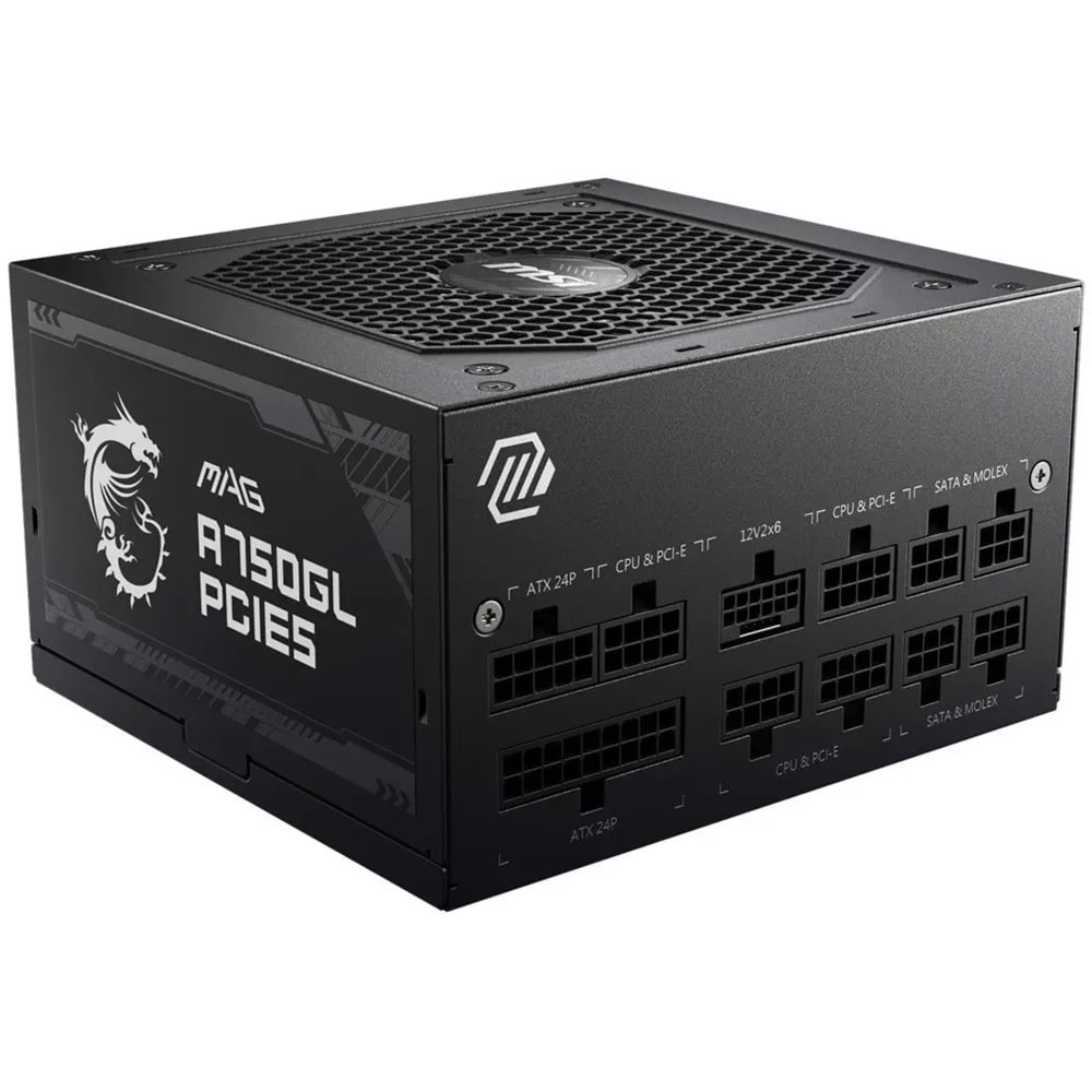 Msi Mag A750GL PCIE5 750W 80+ Gold Power Supply
