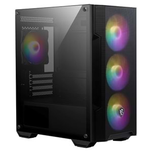 Msi Mag Force 112R 3X120MM 1X120MM ARGB Fan Psu Yok Temperli Cam Gaming Kasa