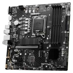 Msi Pro B760M-P DDR5 6800Mhz 1XVGA 1XHDMI 1XDP 2XM.2 USB 3.2 Matx 1700P Anakart