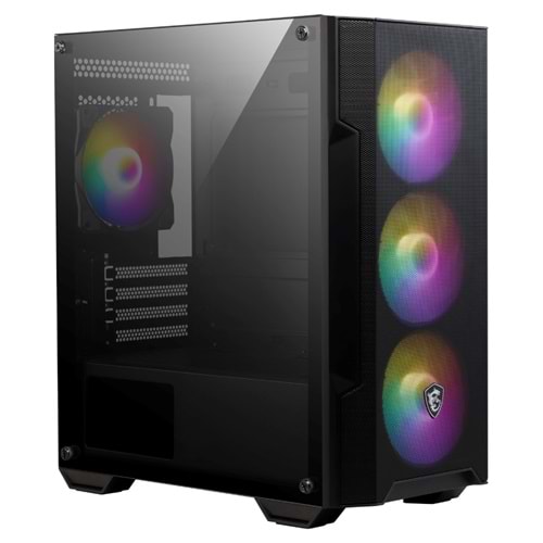 Msi Mag Force M100A D60 3X120MM 1X120MM ArGB Fan 600W 80+ Matx Gaming Kasa