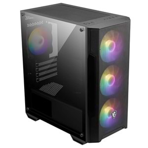 Msi Mag Force M100A D60 3X120MM 1X120MM ArGB Fan 600W 80+ Matx Gaming Kasa