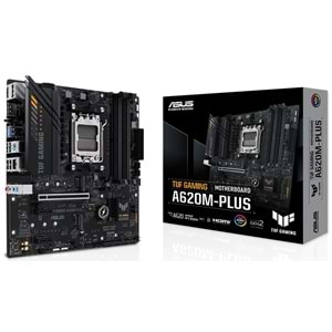 Asus Tuf Gaming A620M-PLUS AMD A620 DDR5 USB3.2 DP/HDMI PCI4.0 AM5 Anakart