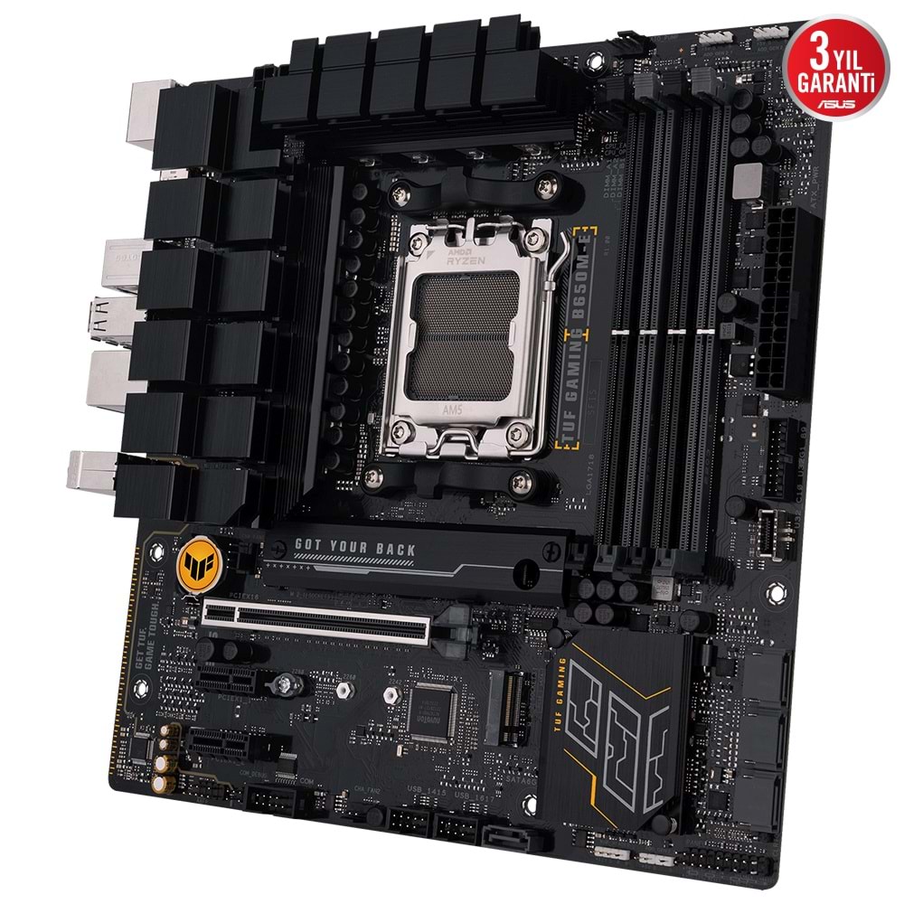 Asus Tuf Gaming B650M-E Wifi AMD B650 DDR5 USB3.2 M.2 DP/HDMI PCI 4.0 AM5 Anakart