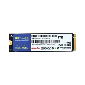 Twinmos 1TB NVMe M.2 PCle Gen 3 3600-3250MB/s NVMe1TB2280AP