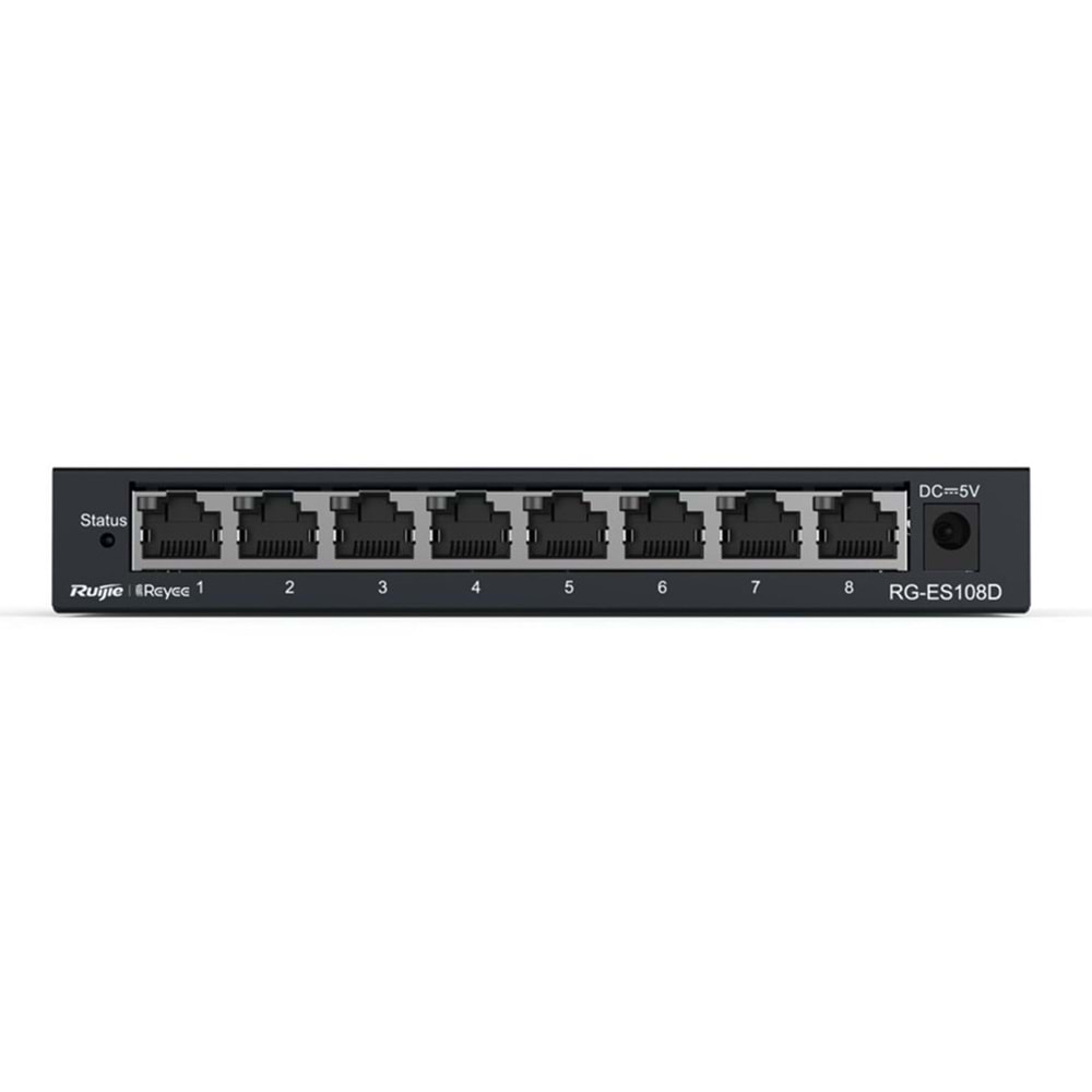 Ruijie RG-ES108D 8 Port 10/100 Tak Çalıştır Metal Kasa Switch