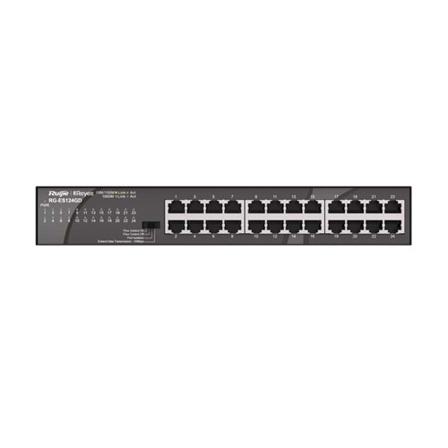 Ruijie RG-ES124GD 24 Port Gigabit Metal Kasa Switch