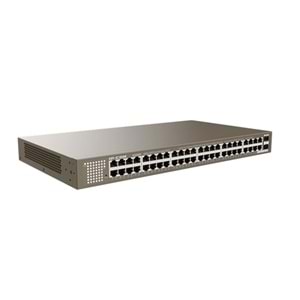 Ip-Com G3350F 48 Port Gigabit + 2X10GB SFP Uplink L2 Cloud Yönetilebilir Rackmount Switch